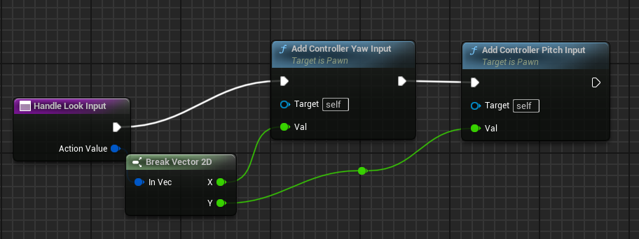 Handle look input